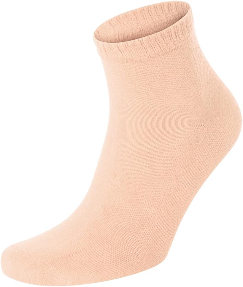 Bamboo Ankle Socks Set of 4 | Soft Colours | Size 4-7 & 7-11