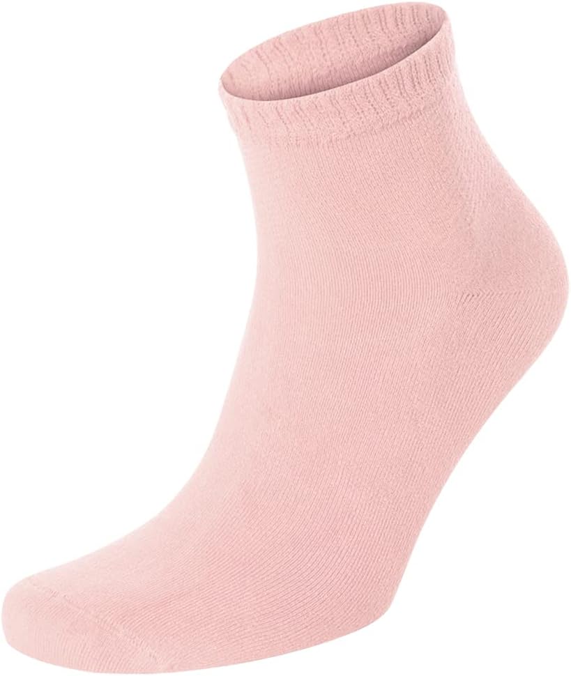 Bamboo Ankle Socks Set of 4 | Soft Colours | Size 4-7 & 7-11