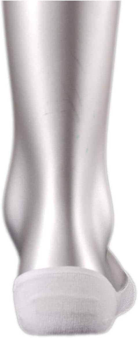 Bamboo Unisex Hidden, No Show Socks White