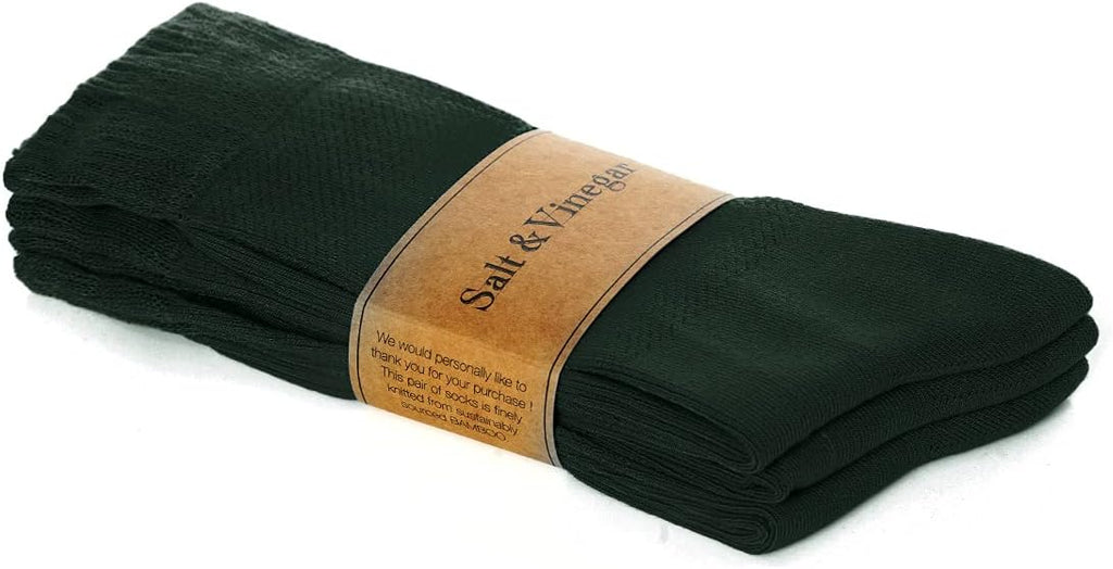 Bambu Crew Socks English Green