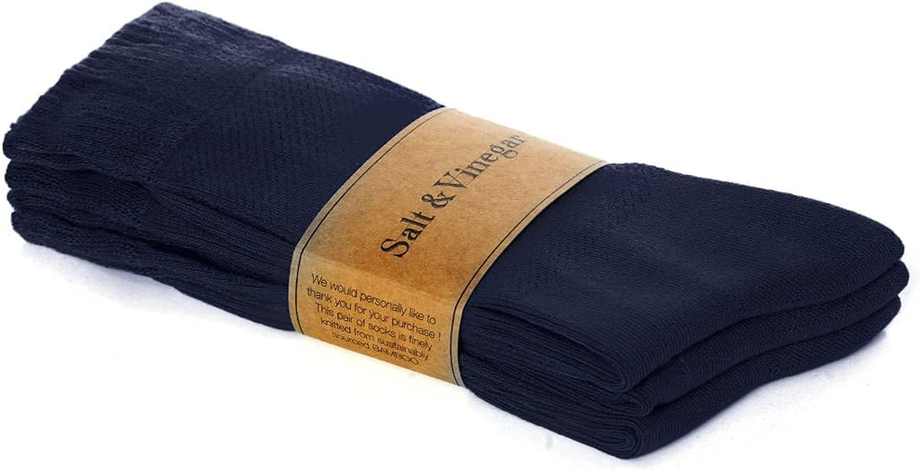 Bambu Crew Socks Navy Blue