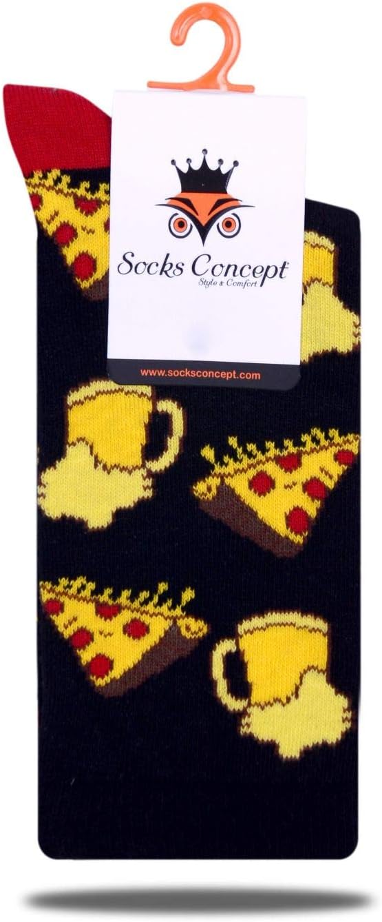 Fun Food Pizza Funky Socks