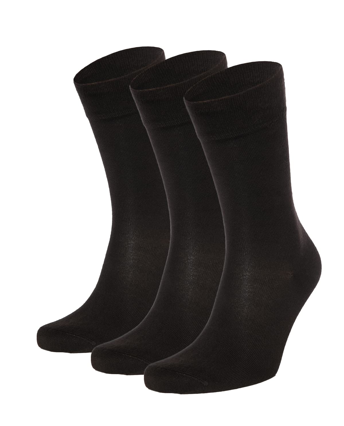 Salt & Vinegar Mens & Womens Bamboo Socks, 3 Pack Dress Socks, Soft Comfy Natural, Seamless Toe, UK Size 4-7 & 7-11