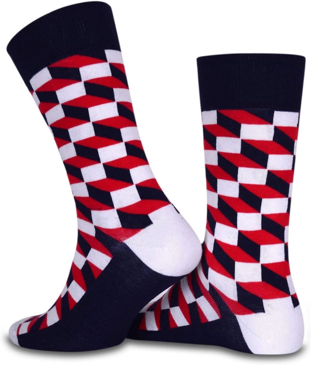 Striped Novelty Crew Socks