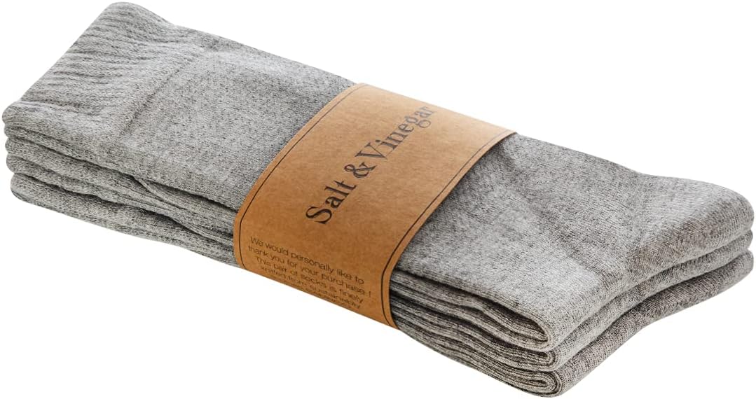 Bambu Crew Socks Light Grey