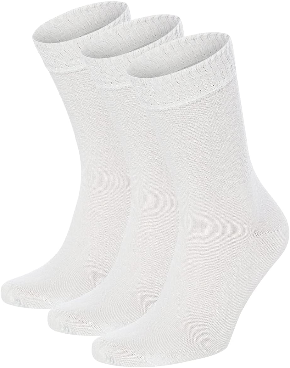 Bambu Dress Socks White
