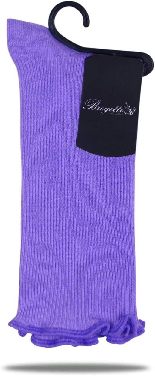 Ruffle Ankle Socks Dress Socks Lavender