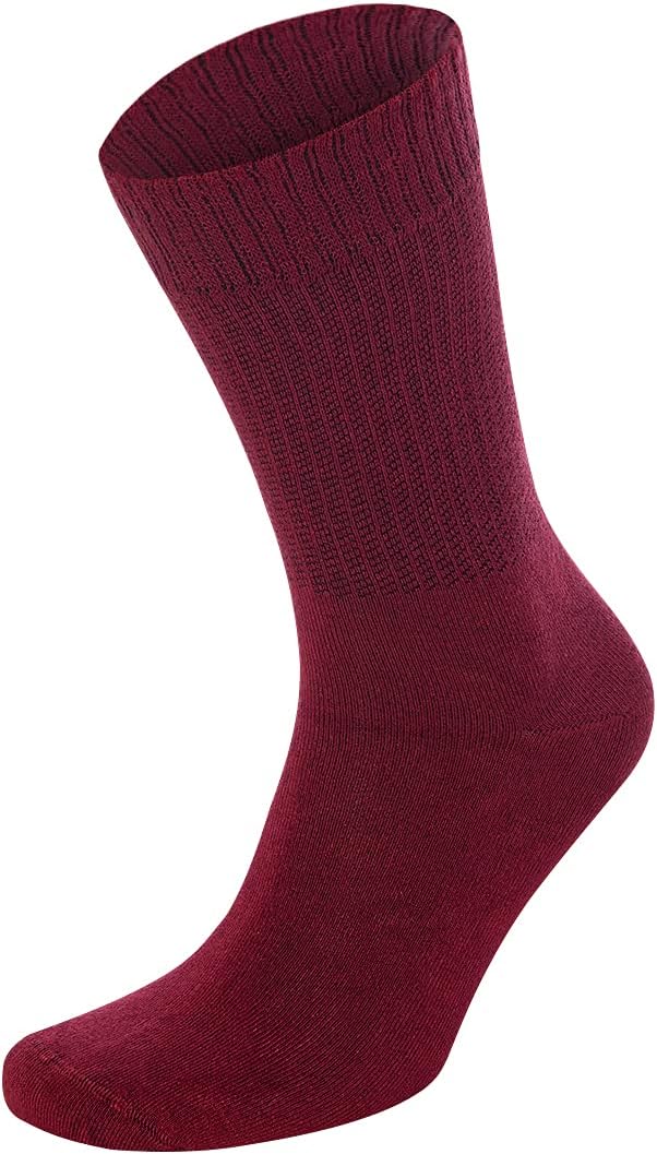 Bamboo Crew Socks Set of 3 | Vibrant Colours | Size 4-7 & 7-11