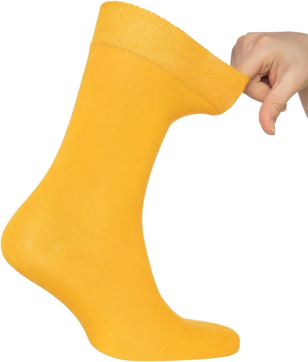 Bamboo Dress Socks Set of 3 | Vibrant Colours | Size 4-7 & 7-11