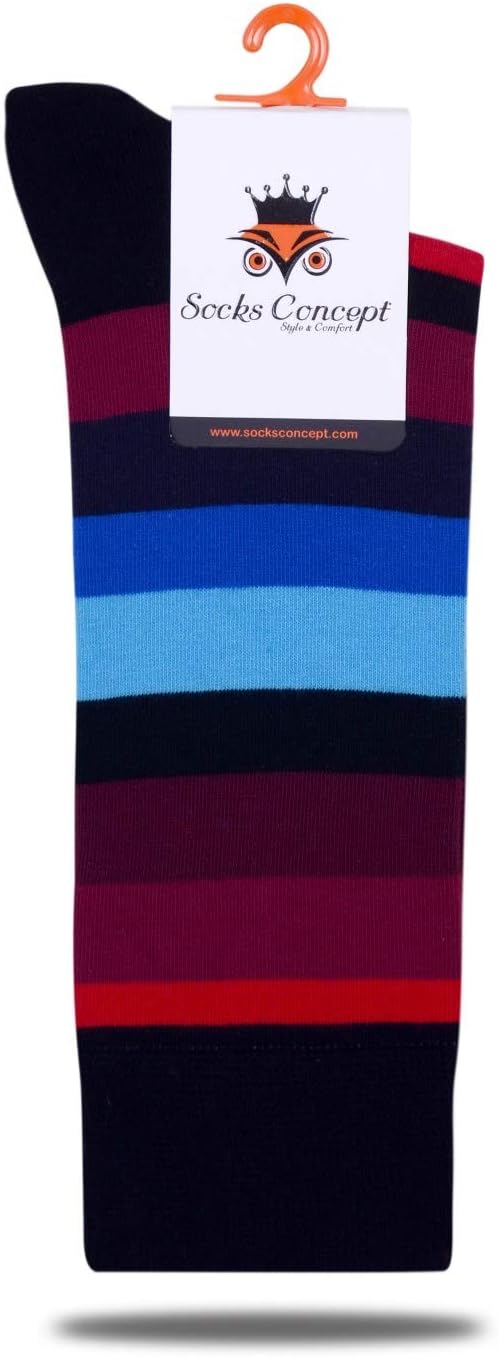 Striped Novelty Crew Socks