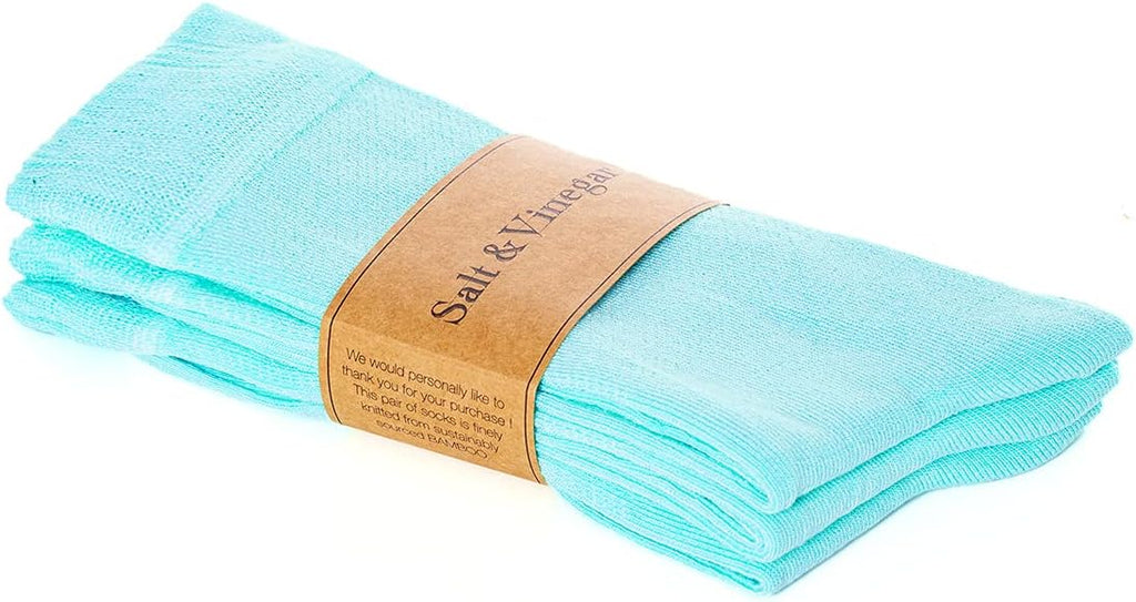 Bambu Crew Socks Baby Blue