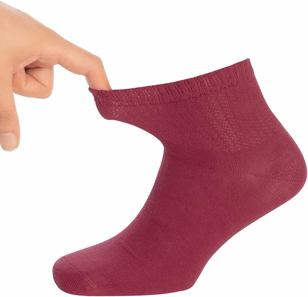 Bambu Ankle Socks Cherry Colour