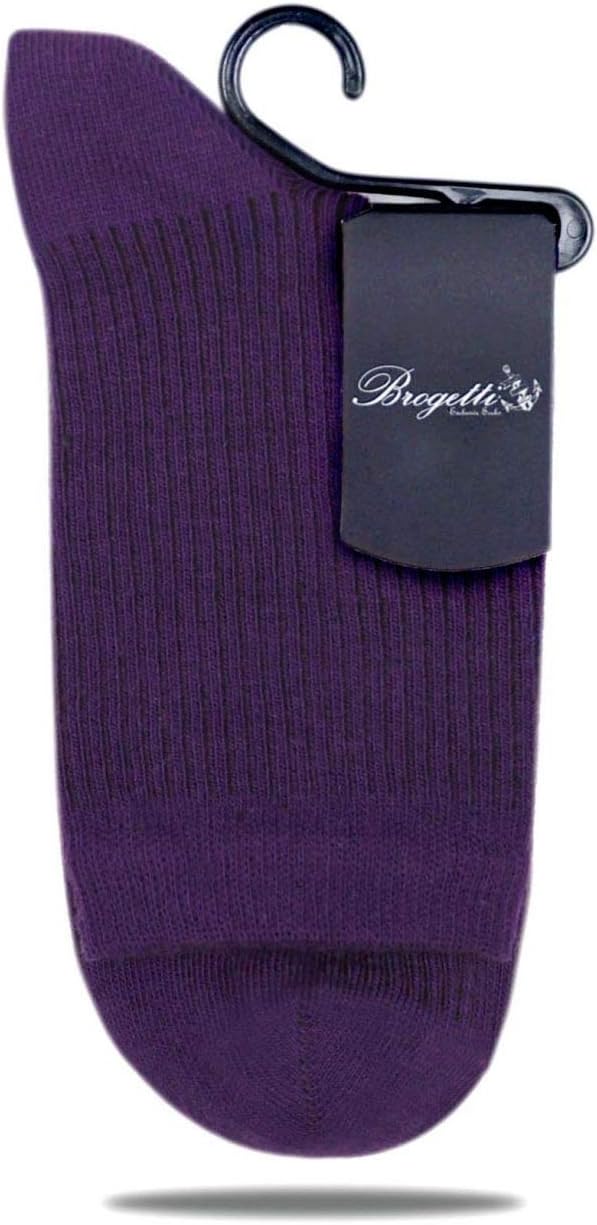 Thick Winter Crew Socks Dress Socks Purple