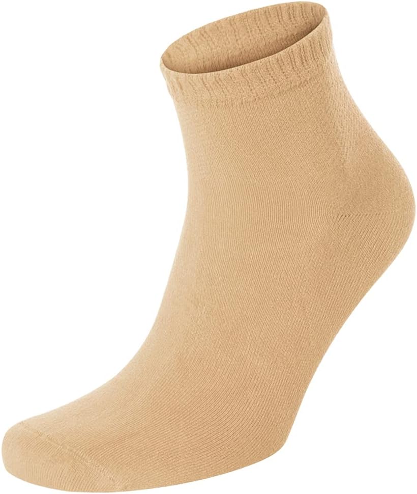 Bamboo Ankle Socks Set of 4 | Soft Colours | Size 4-7 & 7-11