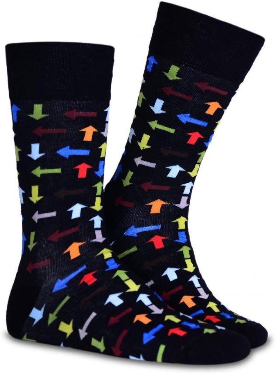 Funky Socks Set of 4 in Gift Box Geometry Novelty Socks