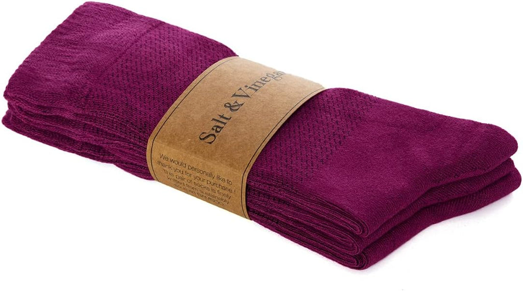 Bambu Crew Socks Fuchia