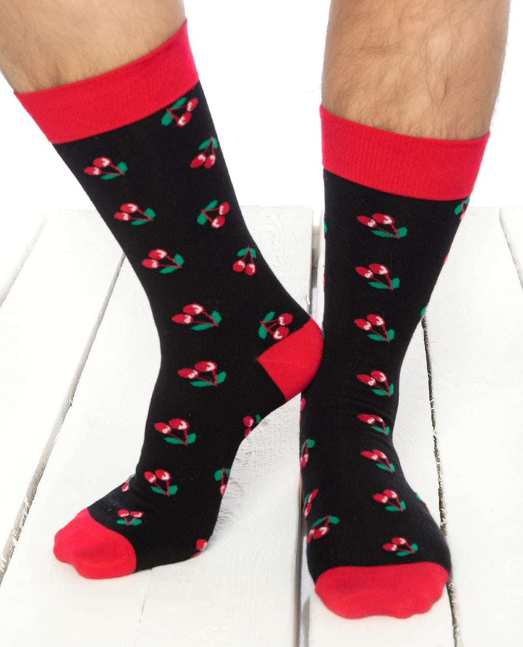 Cherry Cherry Funky Bamboo Socks
