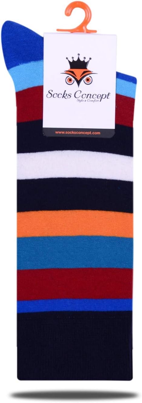Striped Novelty Crew Socks