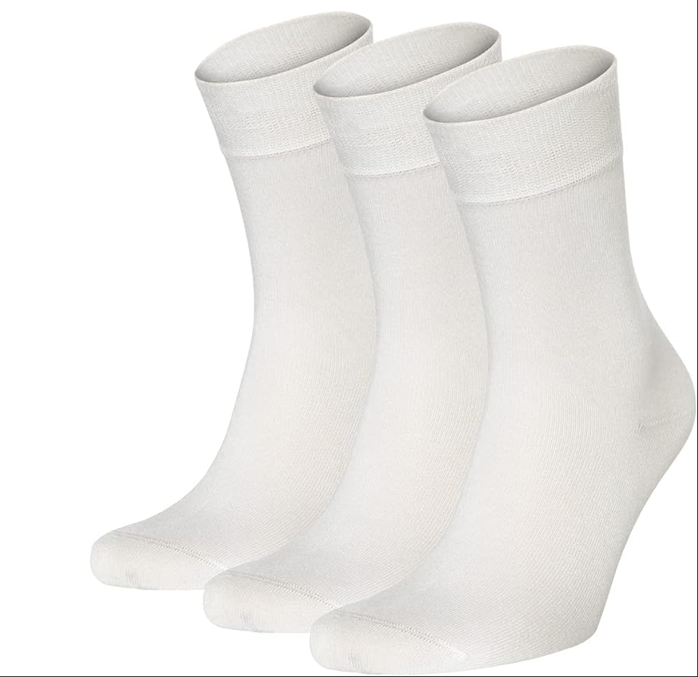 Bambu Dress Socks White