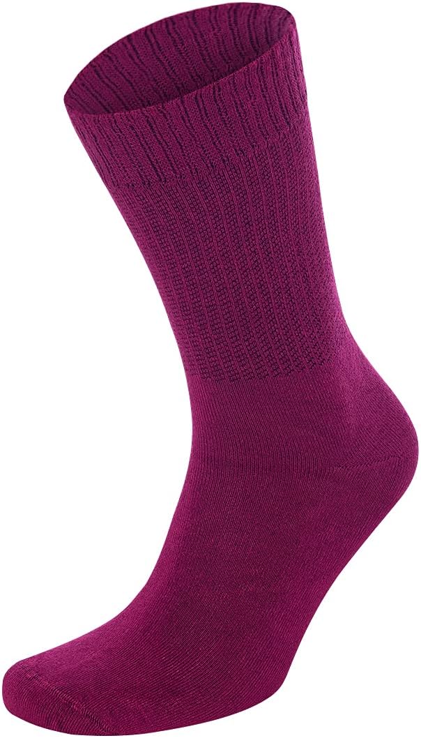 Bamboo Crew Socks Set of 3 | Vibrant Colours | Size 4-7 & 7-11