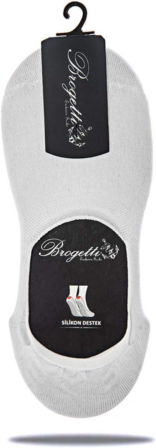 Bamboo Unisex Hidden, No Show Socks White