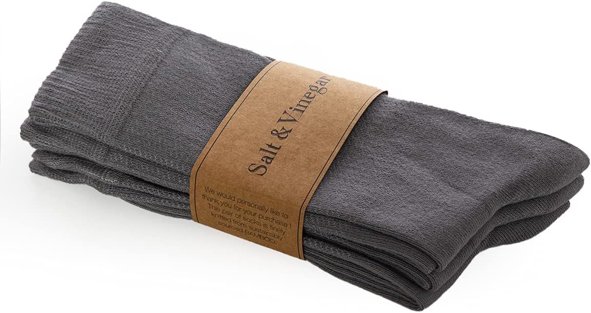 Bambu Crew Socks Grey