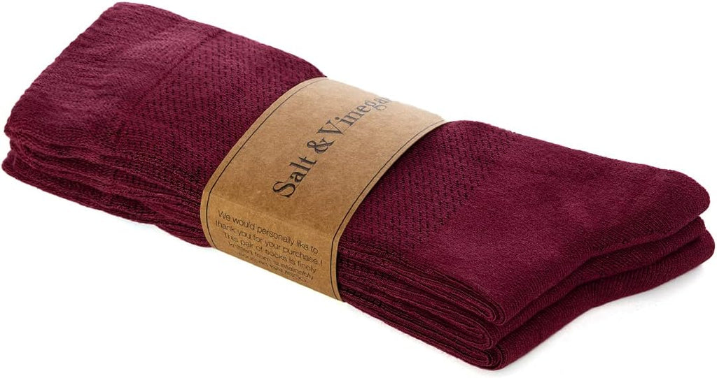 Bambu Crew Socks Cherry