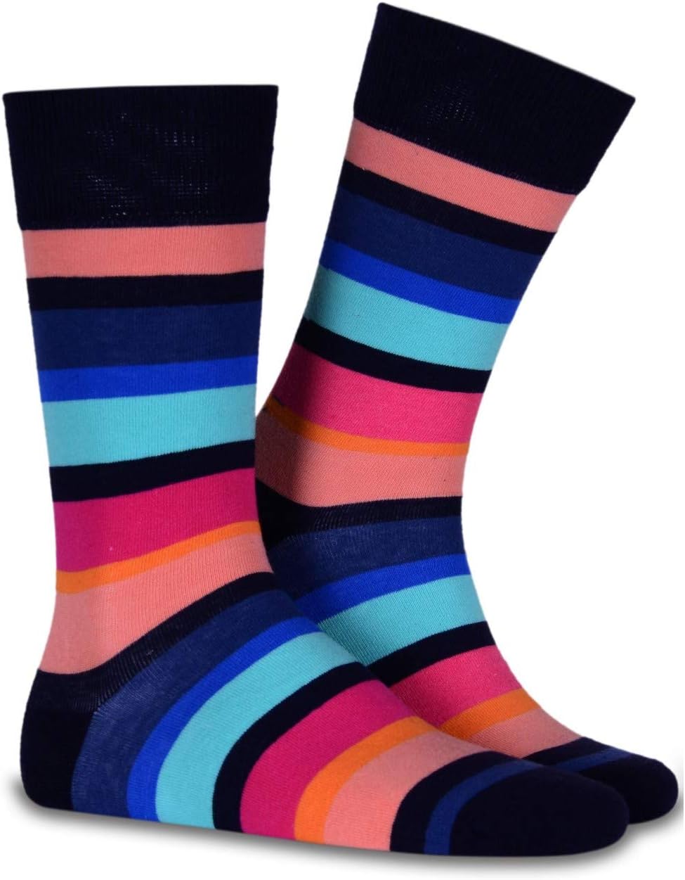 Striped Novelty Crew Socks