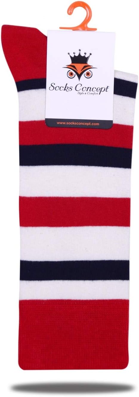 Striped Novelty Crew Socks