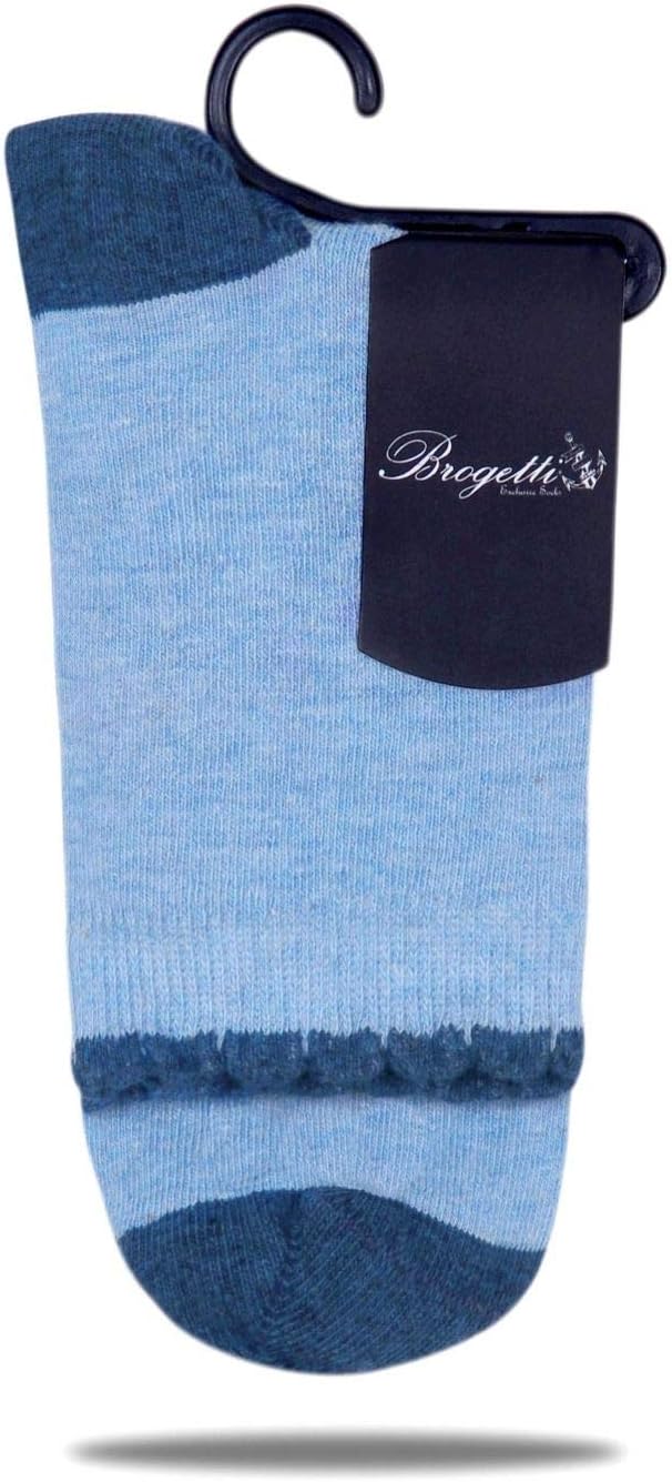 Ruffle Ankle Socks Dress Socks Soft Blue