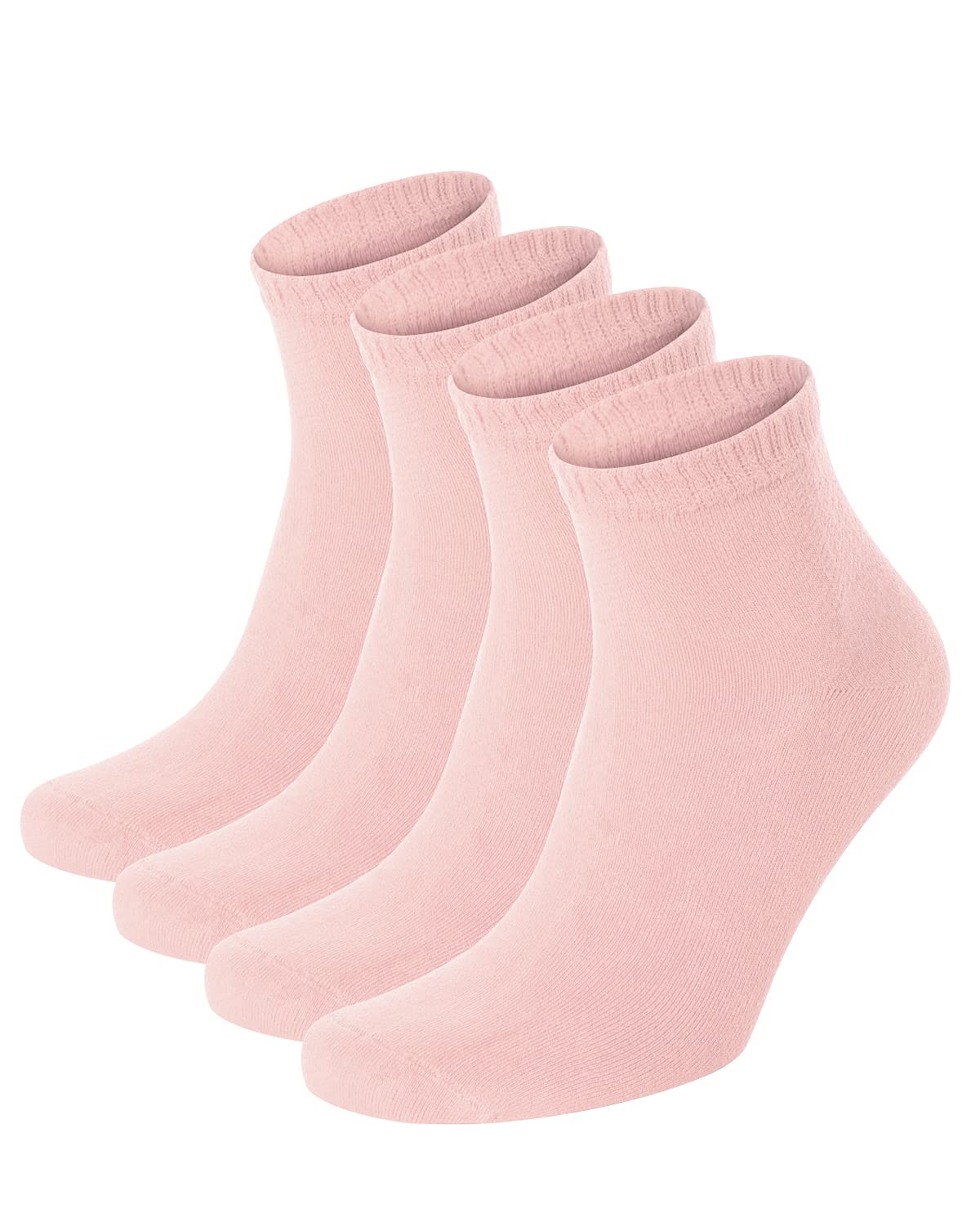Salt & Vinegar Mens & Womens Bamboo Diabetic Crew & Ankle Socks, 3 Pack, Loose Fit, Wide, Stretchy, Seamless Toe, UK Size 4-7 & 7-11