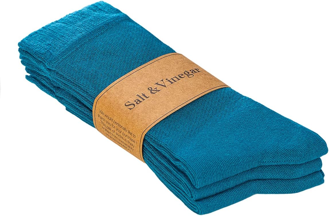 Bambu Crew Socks Puffin Blue