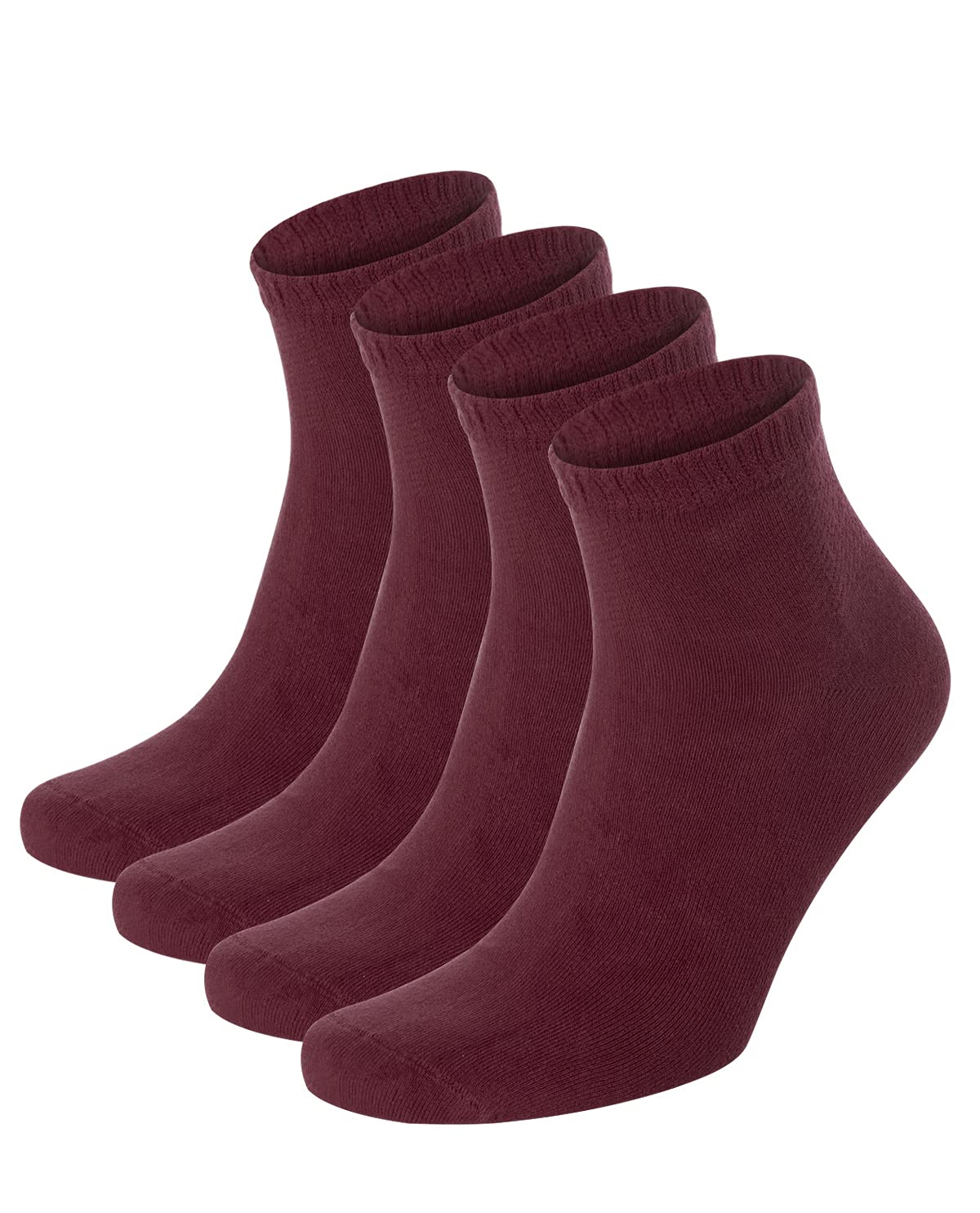 Salt & Vinegar Mens & Womens Bamboo Diabetic Crew & Ankle Socks, 3 Pack, Loose Fit, Wide, Stretchy, Seamless Toe, UK Size 4-7 & 7-11