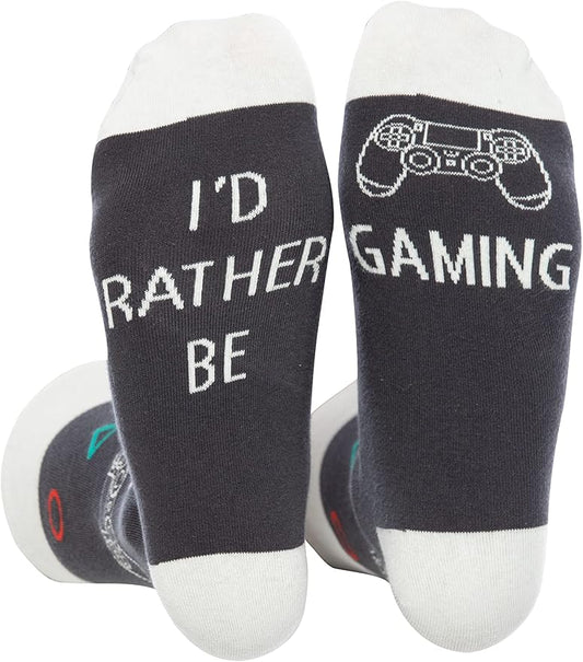 I'd Rather Be Gaming Socks