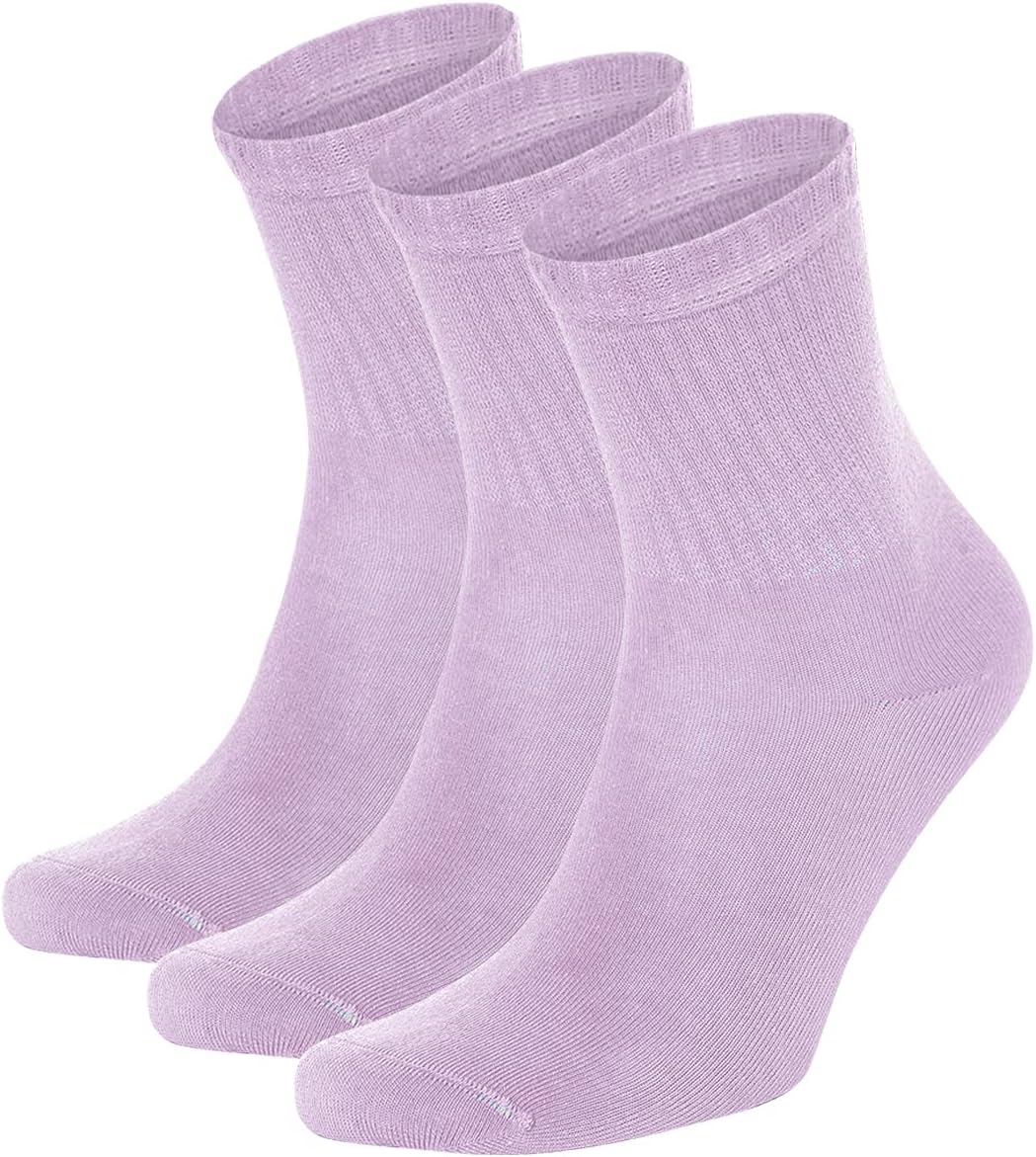 Bambu Crew Socks Lilac