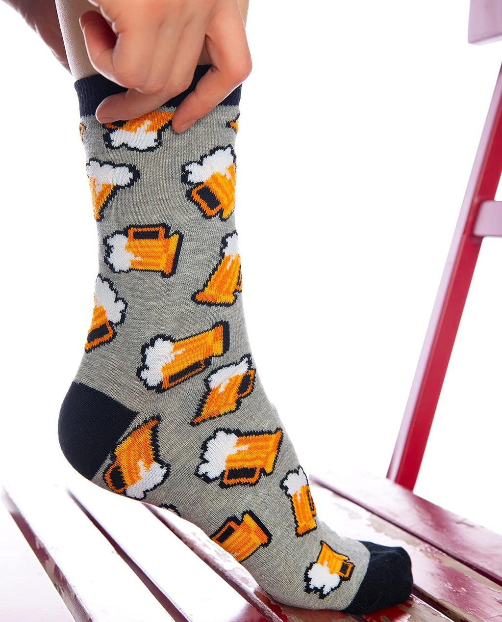 Beer Glass Funky Socks Novelty Socks