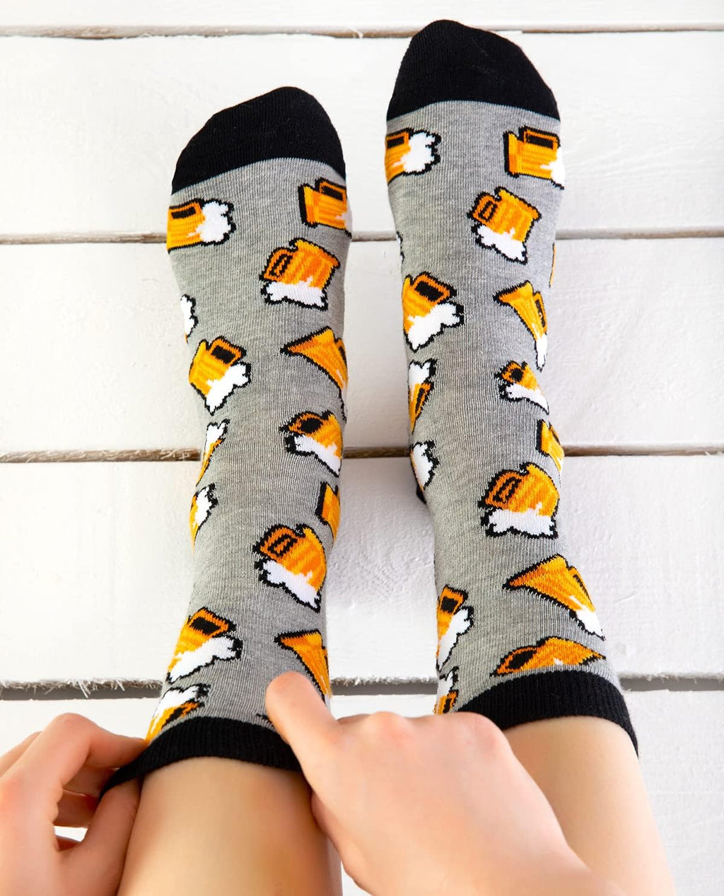 Beer Glass Funky Socks Novelty Socks