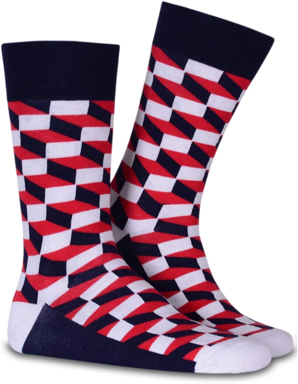 Striped Novelty Crew Socks