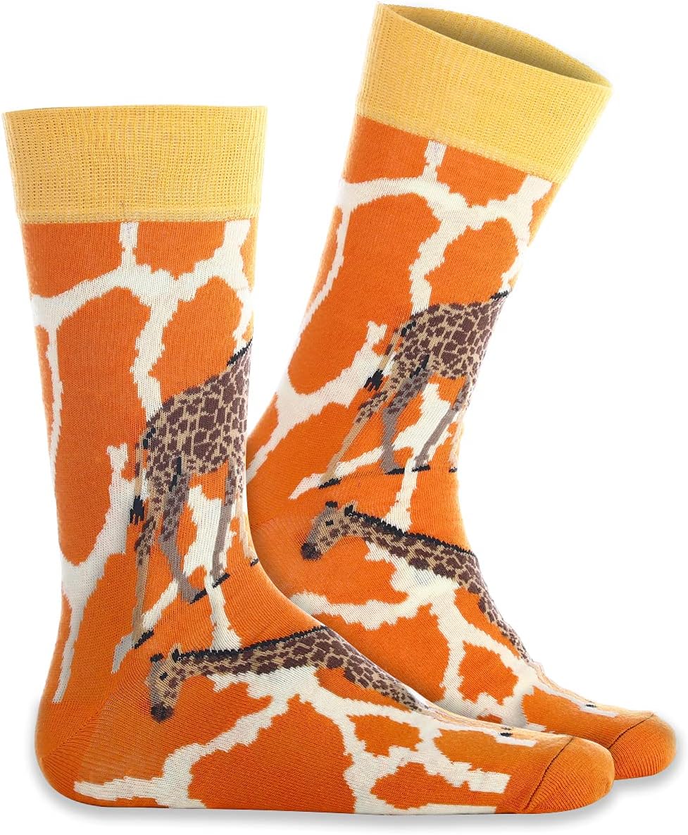 Giraffe Funky Novelty Socks Fun Cool Socks