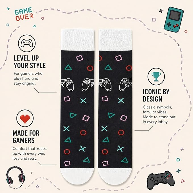 I'd Rather Be Gaming Socks