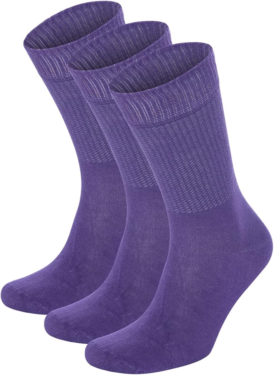 Bambu Crew Socks Lavender