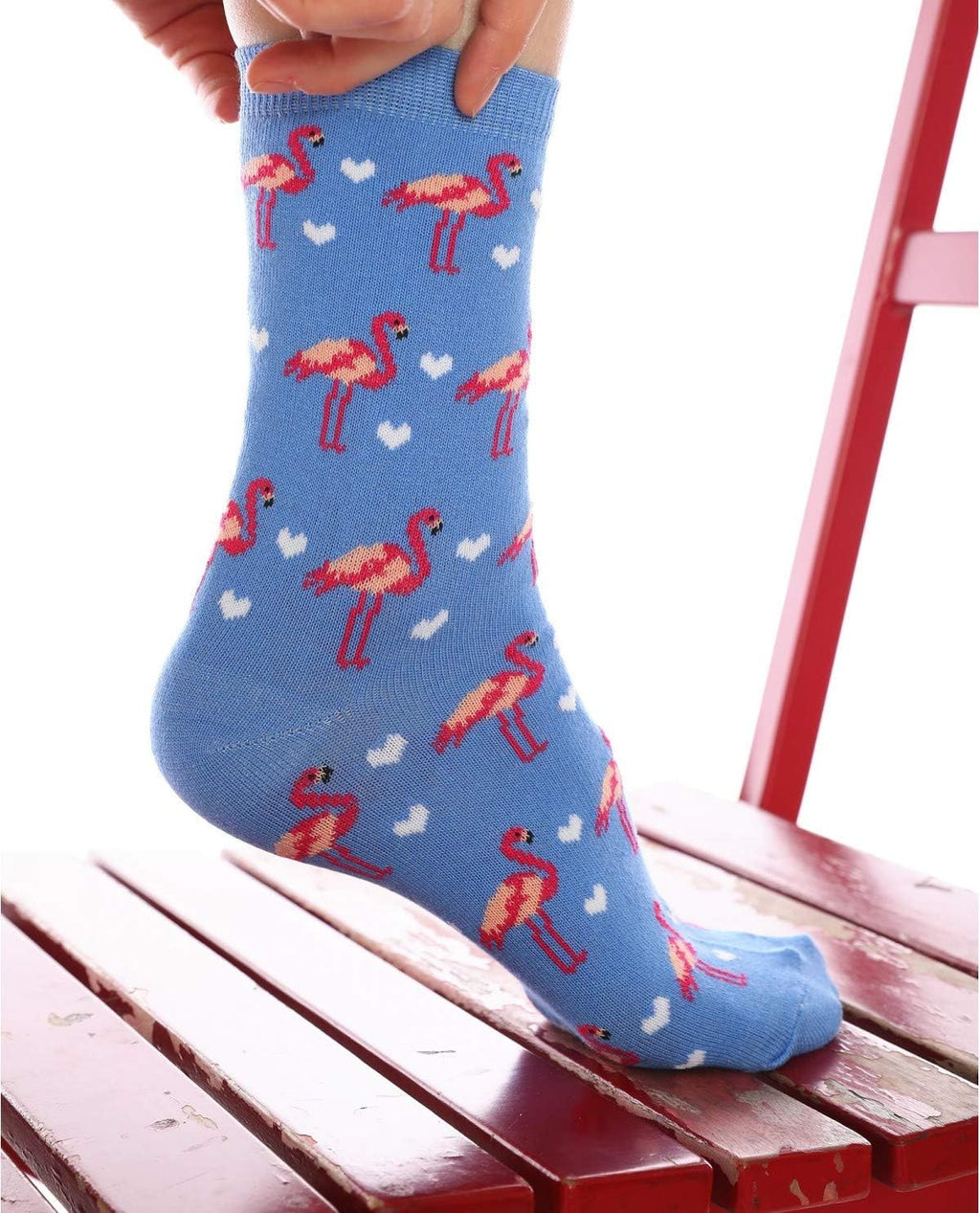 Blue Flamingo Funky Socks Boys Fun Socks Girls