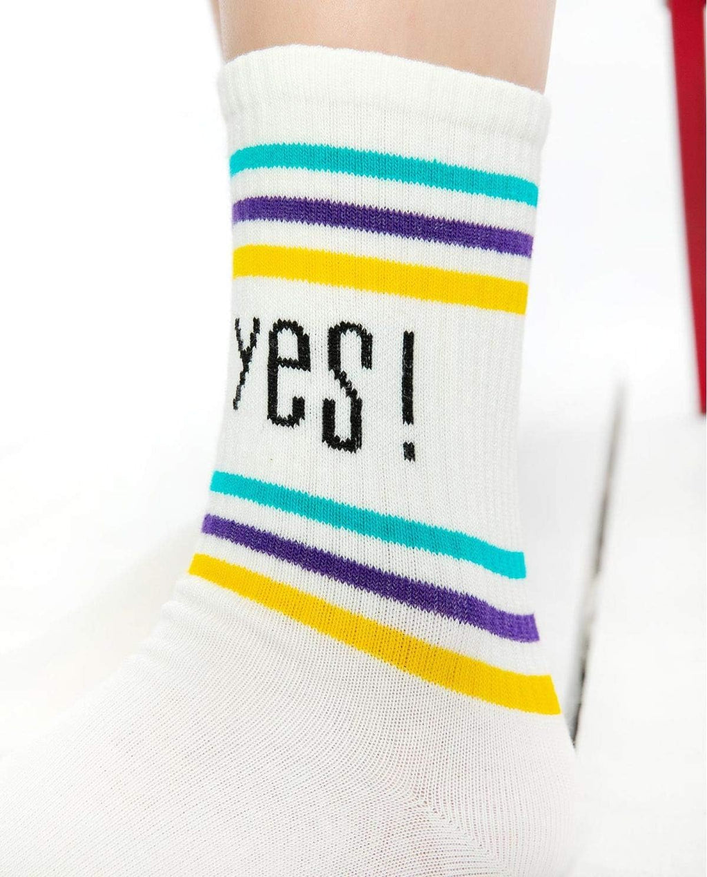 Printed Funky Socks Oh Yes Girls Funny Socks