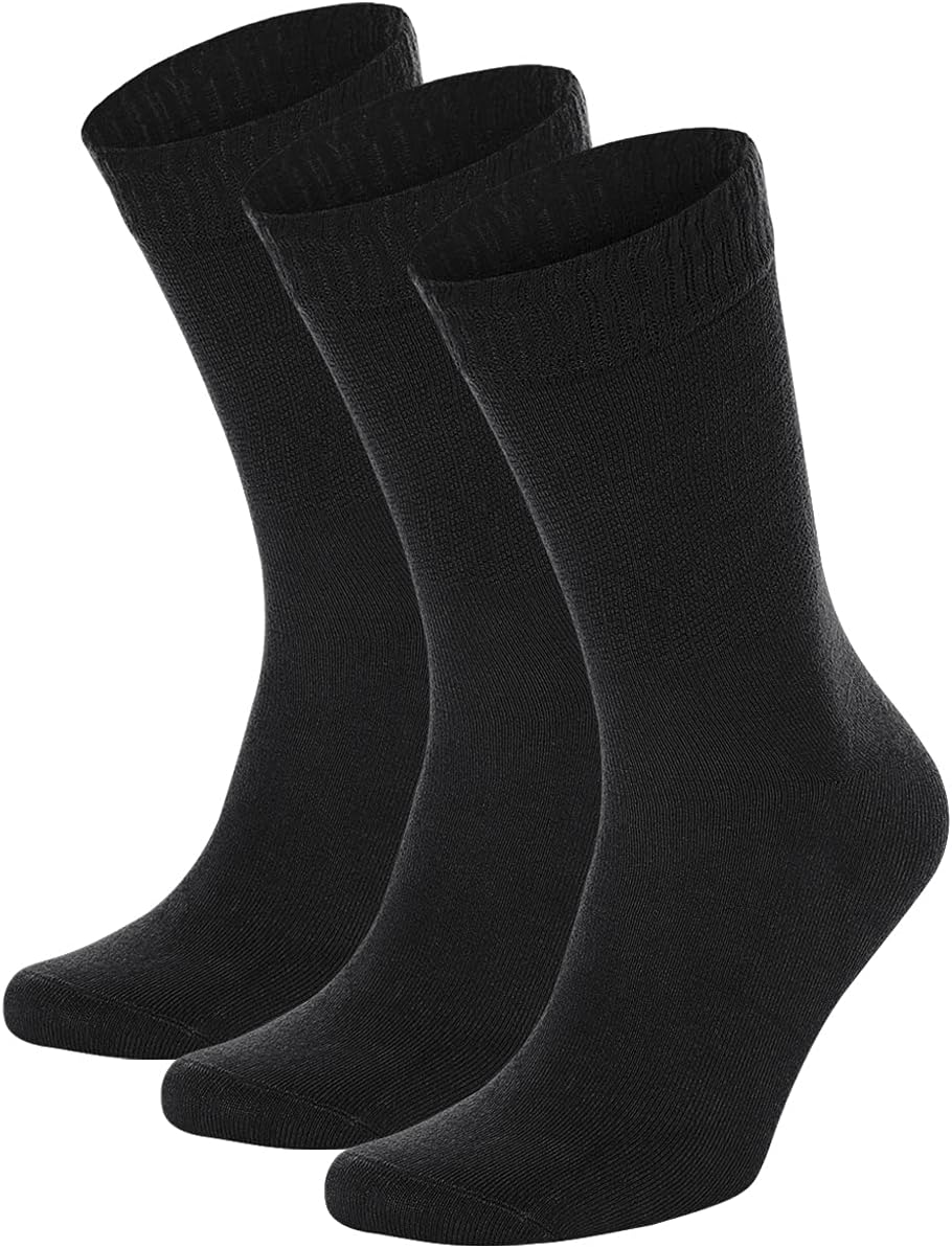 Bambu Crew Socks Black