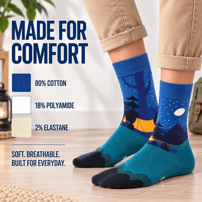 I'd Rather Be Camping Socks