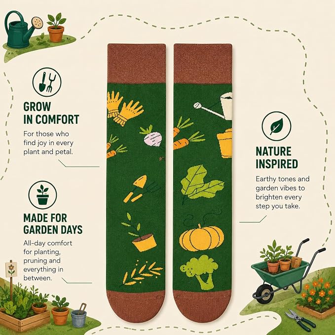 I'd Rather Be Gardening Socks