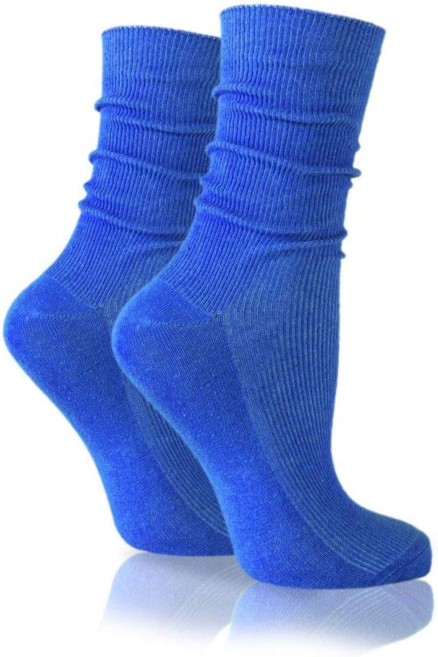 Thick Winter Crew Socks Dress Socks Blue
