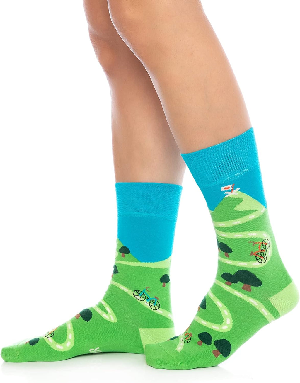 I'd Rather Be Biking Hobby Funny Novelty Socks