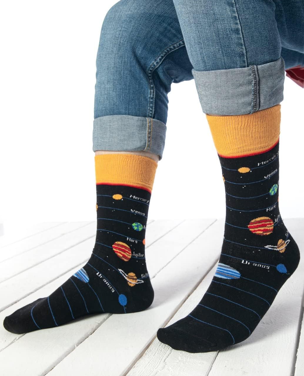 Planets Funky Socks Cool Socks