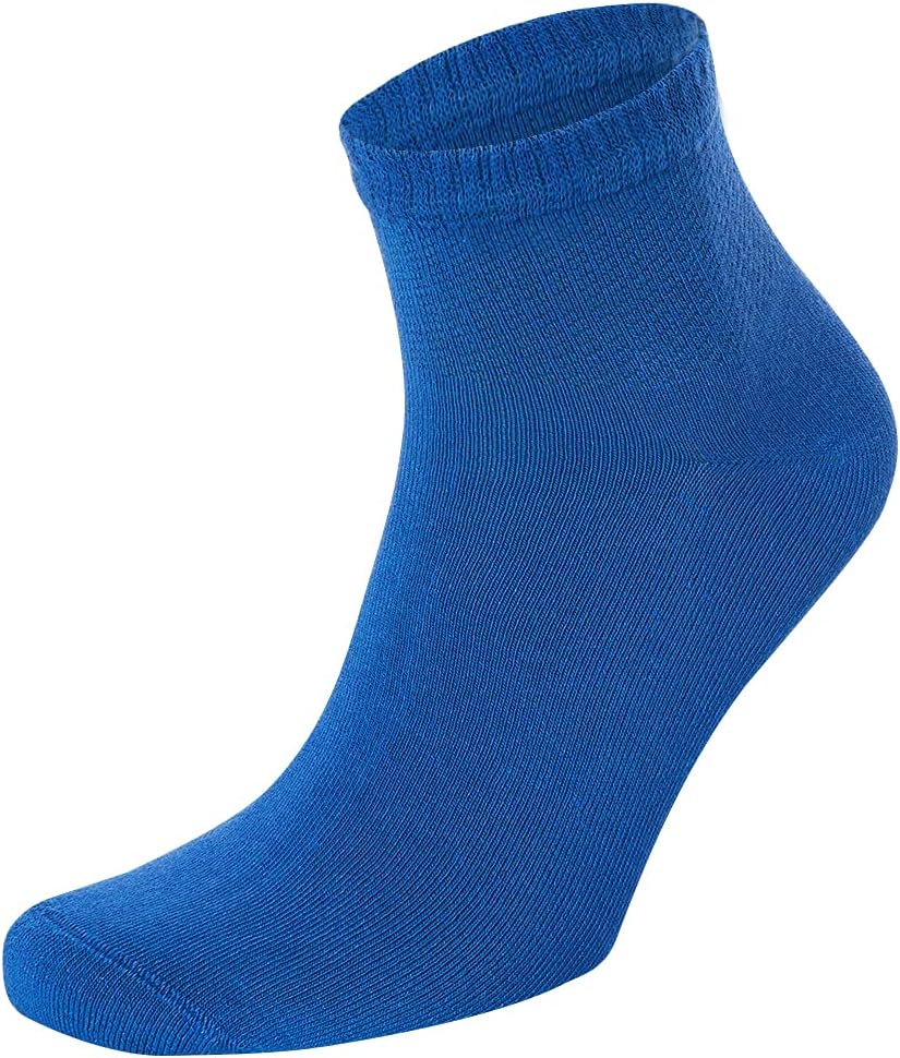 Bamboo Ankle Socks Set of 4 | Cool Colours | Size 4-7 & 7-11